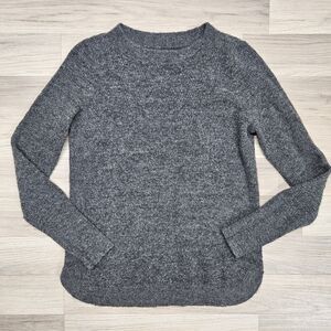 Loft Womens Gray Knit Sweater Size Medium Boxy